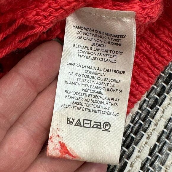 Free People Women's Sedona Cardigan Crop Long Sleeve Button‎ Open Knit Orange XS - Picture 10 of 14